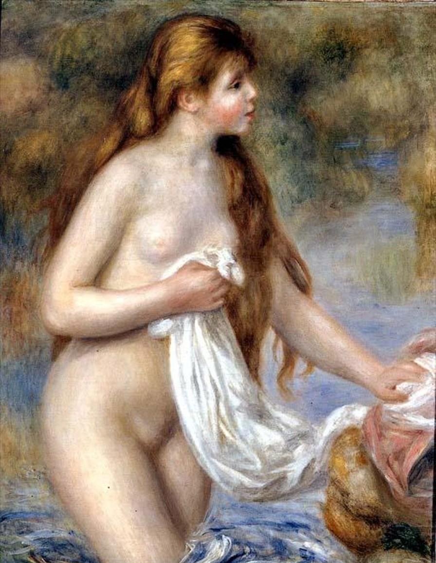 Pierre-Auguste Renoir | Master apollon Badende mit langen Haaren – Pierre-Auguste Renoir