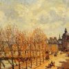 Camille Pissarro | Master apollon Der Quai Malaquais am Morgen, sonniges Wetter - Camille Pissarro