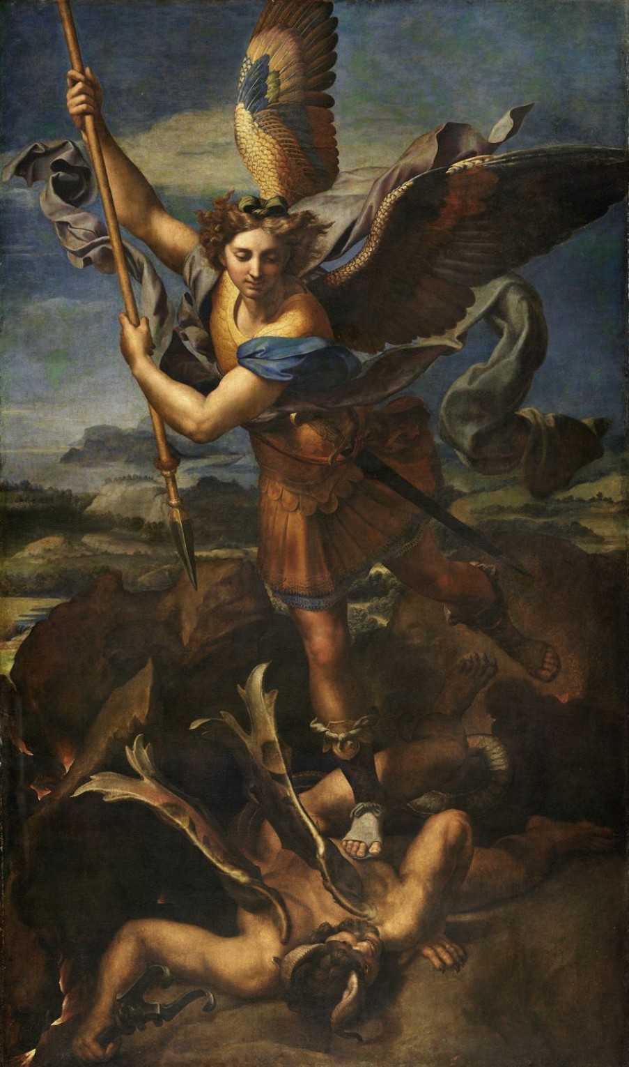 Raphael | Master apollon Der heilige Michael tötet den Dämon – Raphael (Maler)