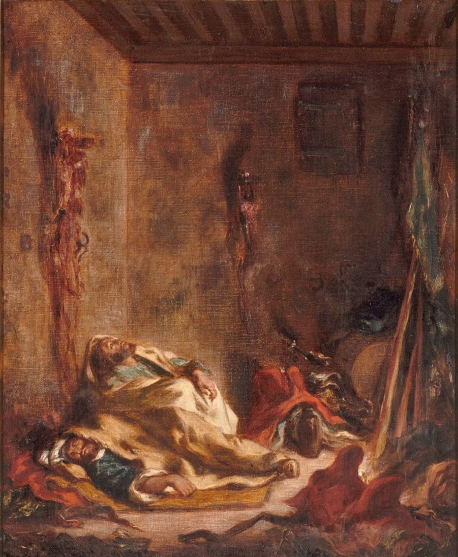 Eugene Delacroix | Master apollon Ein Wachposten in Meknes – Eugene Delacroix