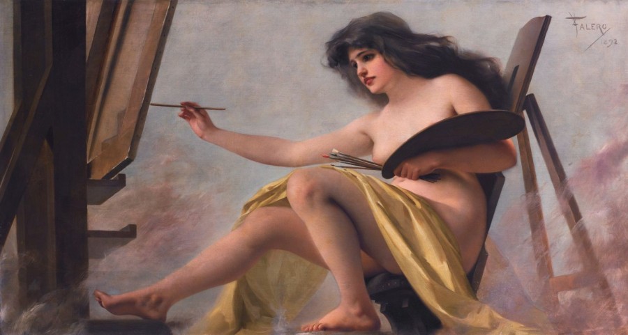 Luis Ricardo Falero | Master apollon Eine Allegorie der Kunst – Luis Ricardo Falero