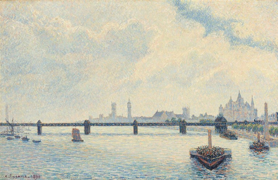 Camille Pissarro | Master apollon Charing Cross Bridge – Camille Pissarro