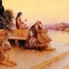 Rudolf Ernst | Master apollon Elegante arabische Frauen auf einer Terrasse bei Sonnenuntergang - Rudolf Ernst