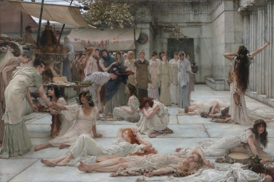 Lawrence Alma&Tadema | Master apollon Die Frauen von Amphissa – Lawrence Alma-Tadema