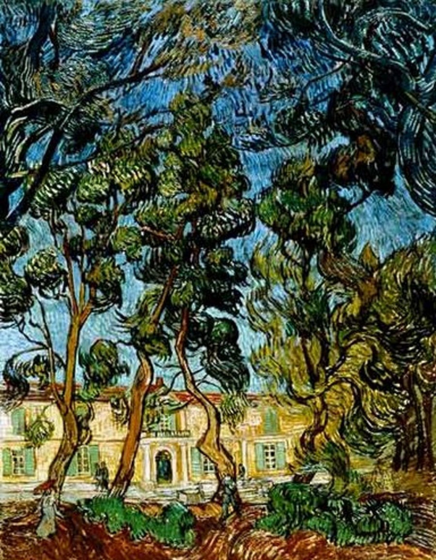 Vincent van Gogh | Master apollon Bäume im Garten des Saint-Paul-Krankenhauses – Van Gogh