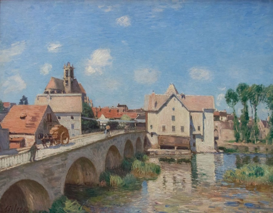 Alfred Sisley | Master apollon Die Brücke von Moret – Alfred Sisley