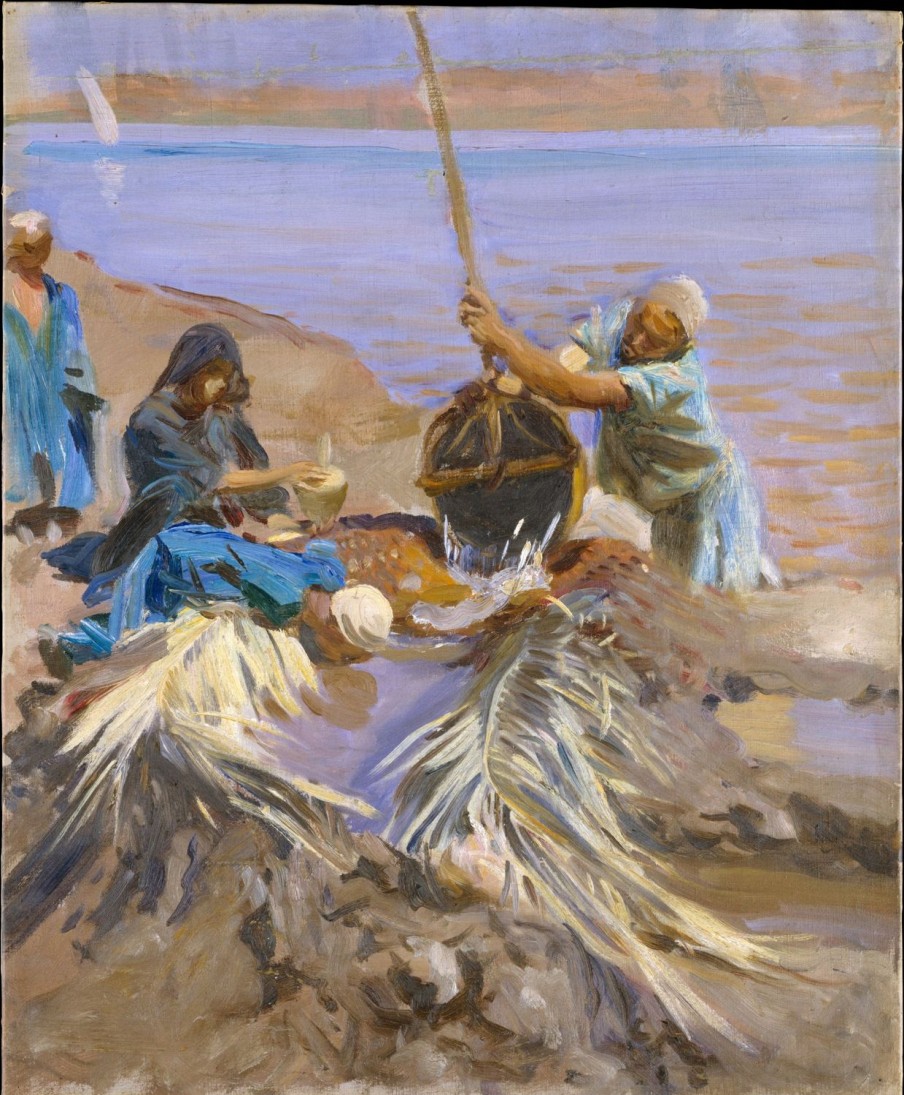 John Singer Sargent | Master apollon Ägypter schöpfen Wasser aus dem Nil – John Singer Sargent