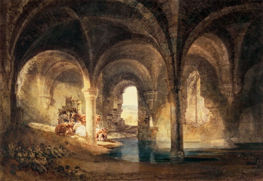 William Turner | Master apollon Refektorium der Kirkstall Abbey – William Turner