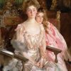 John Singer Sargent | Master apollon Gretchen Osgood Warren und ihre Tochter Rachel – John Singer Sargent