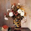 Camille Pissarro | Master apollon Chrysanthemen in einer Porzellanvase - Camille Pissarro