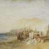 William Turner | Master apollon Fischspaziergang am frühen Morgen am Strand – William Turner