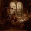 RemMaster apollont van Rijn | Master apollon Christus im Gespräch mit Martha und Maria – Rembrandt Van Rijn