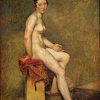 Eugene Delacroix | Master apollon Mademoiselle Rose (Sitzender Akt) – Eugene Delacroix