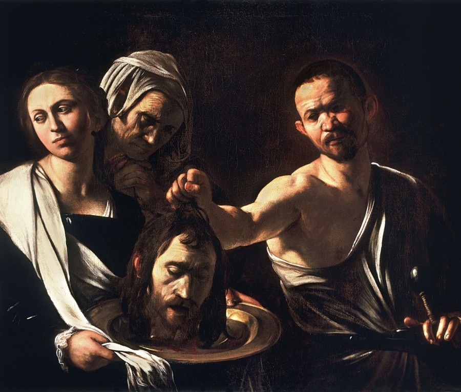 Caravaggio | Master apollon Salome empfängt den Kopf des Heiligen Johannes des Täufers – Caravaggio