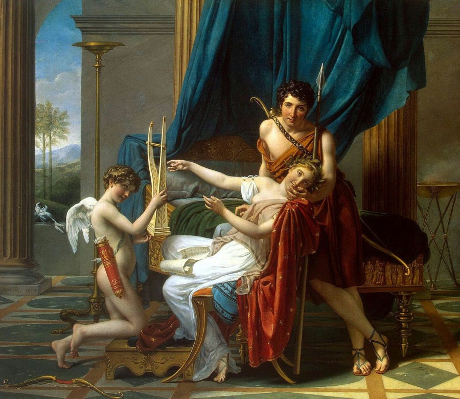 Jacques-Louis David | Master apollon Sappho und Phaon - Jacques-Louis David