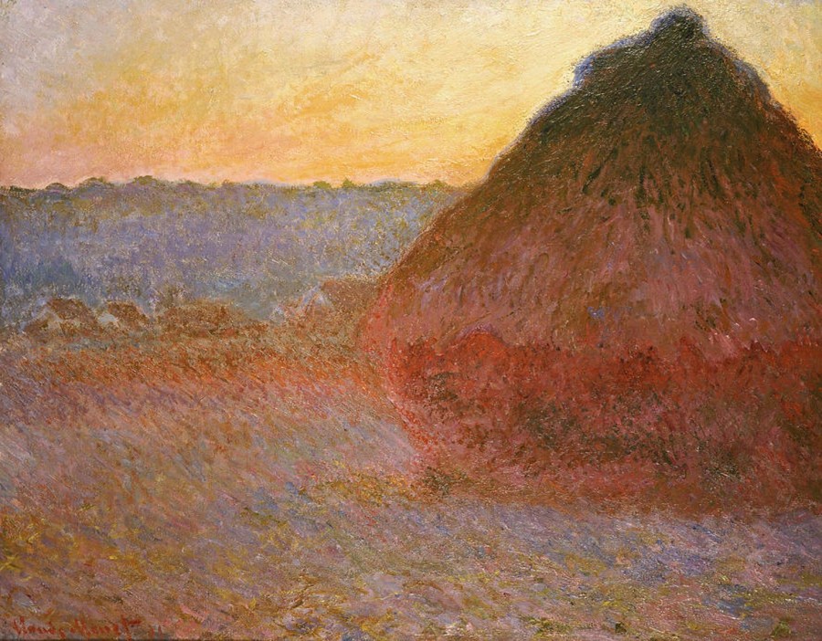 Claude Monet | Master apollon Mühlstein in der Sonne von Claude Monet