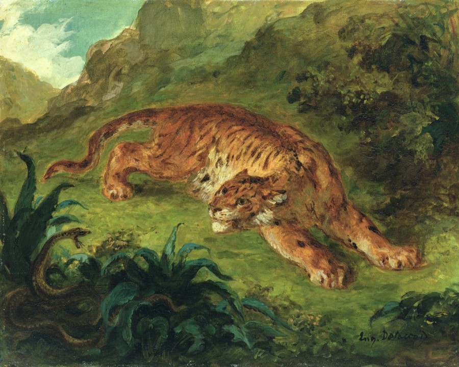 Eugène Delacroix | Master apollon Tiger und Schlange – Eugene Delacroix