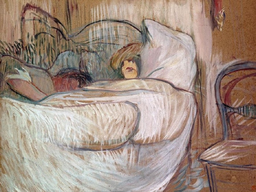 Henri aus Toulouse-Lautrec | Master apollon Das Bett - Toulouse Lautrec