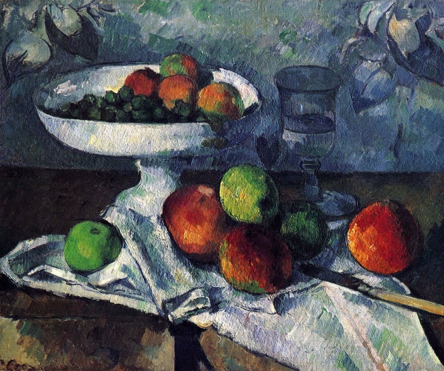 Paul Cézanne | Master apollon Compotier, Glas und Äpfel – Paul Cezanne