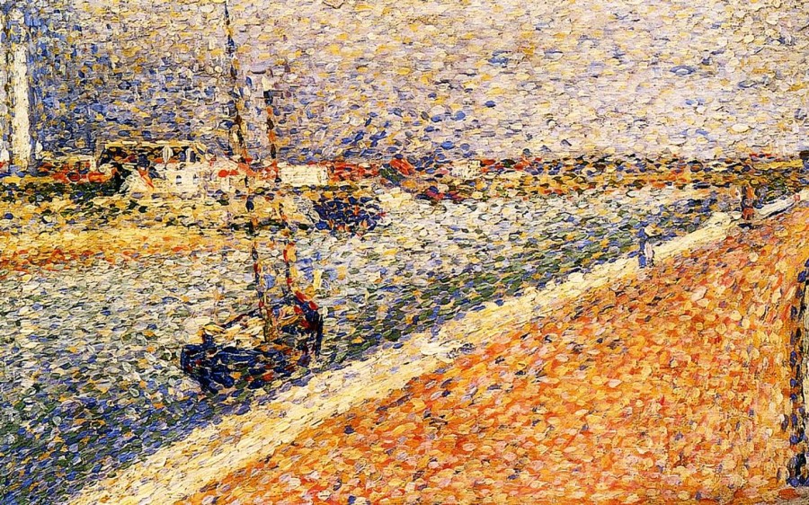 Georges Seurat | Master apollon Studie zu „La Manche A Gravelines“ – Georges Seurat