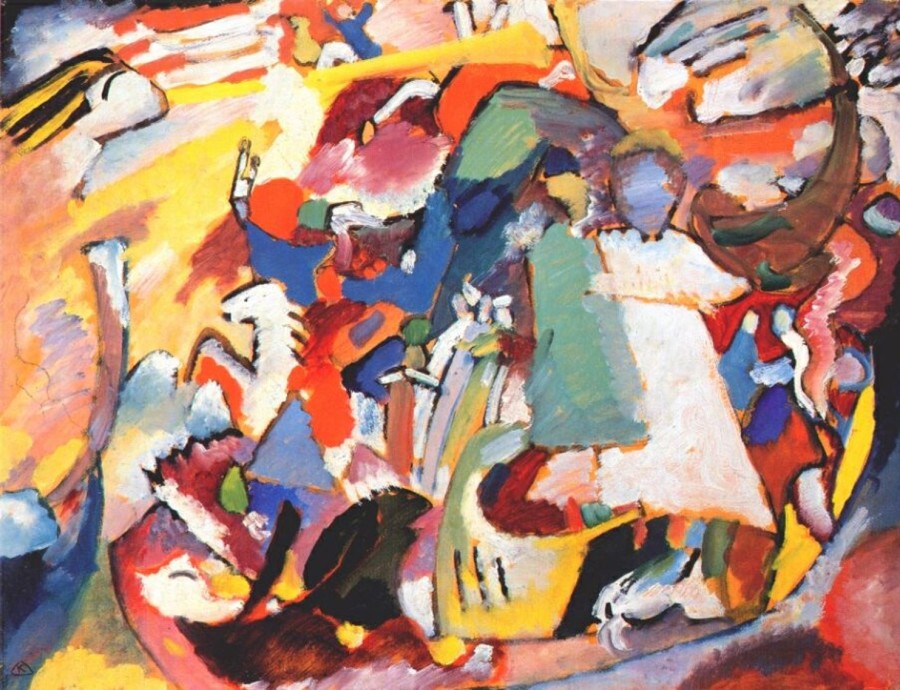 Wassili Kandinsky | Master apollon Engel des Jüngsten Gerichts 1911 – Wassily Kandinsky