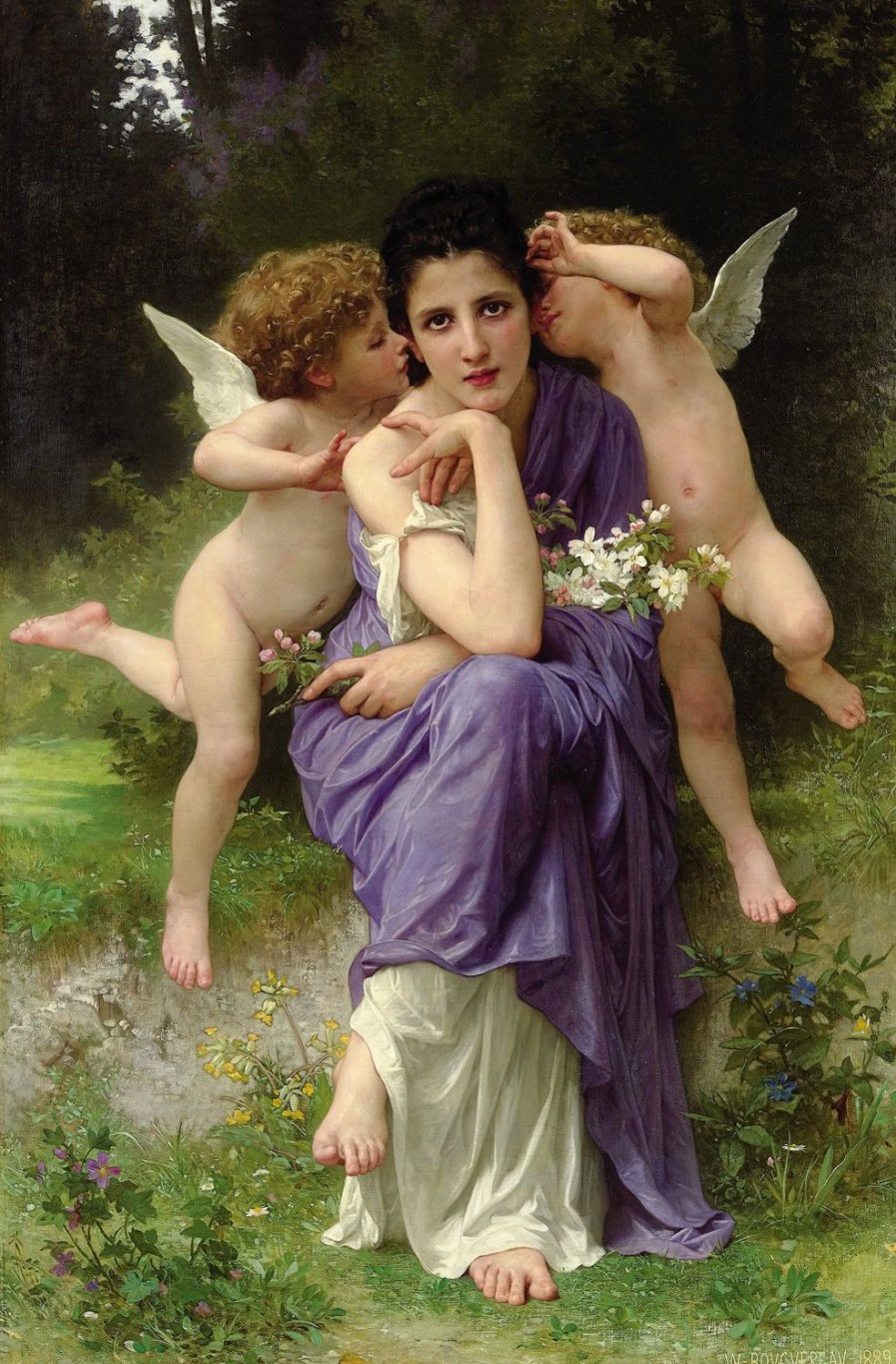 William Bouguereau | Master apollon Lieder des Frühlings – William Bouguereau