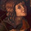 Sandro Botticelli | Master apollon Jungfrau und Kind mit dem Heiligen Johannes dem Täufer, Detail des jungen Heiligen – Sandro Botticelli