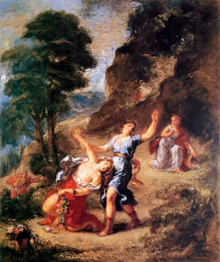 Eugene Delacroix | Master apollon Orpheus und Eurydike – Eugene Delacroix