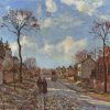 Camille Pissarro | Master apollon Winterroute in Louveciennes - Camille Pissarro