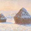 Claude Monet | Master apollon Heuhaufen, Wirkung von Schnee, am Morgen – Claude Monet