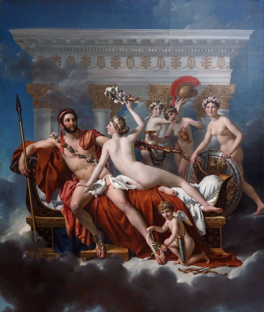 Jacques-Louis David | Master apollon Der von der Venus entwaffnete Mars – Jacques-Louis David