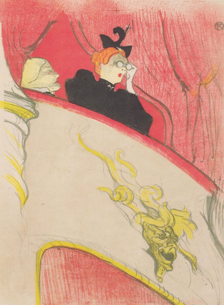 Henri aus Toulouse-Lautrec | Master apollon Die Loge mit der goldenen Maske – Toulouse Lautrec