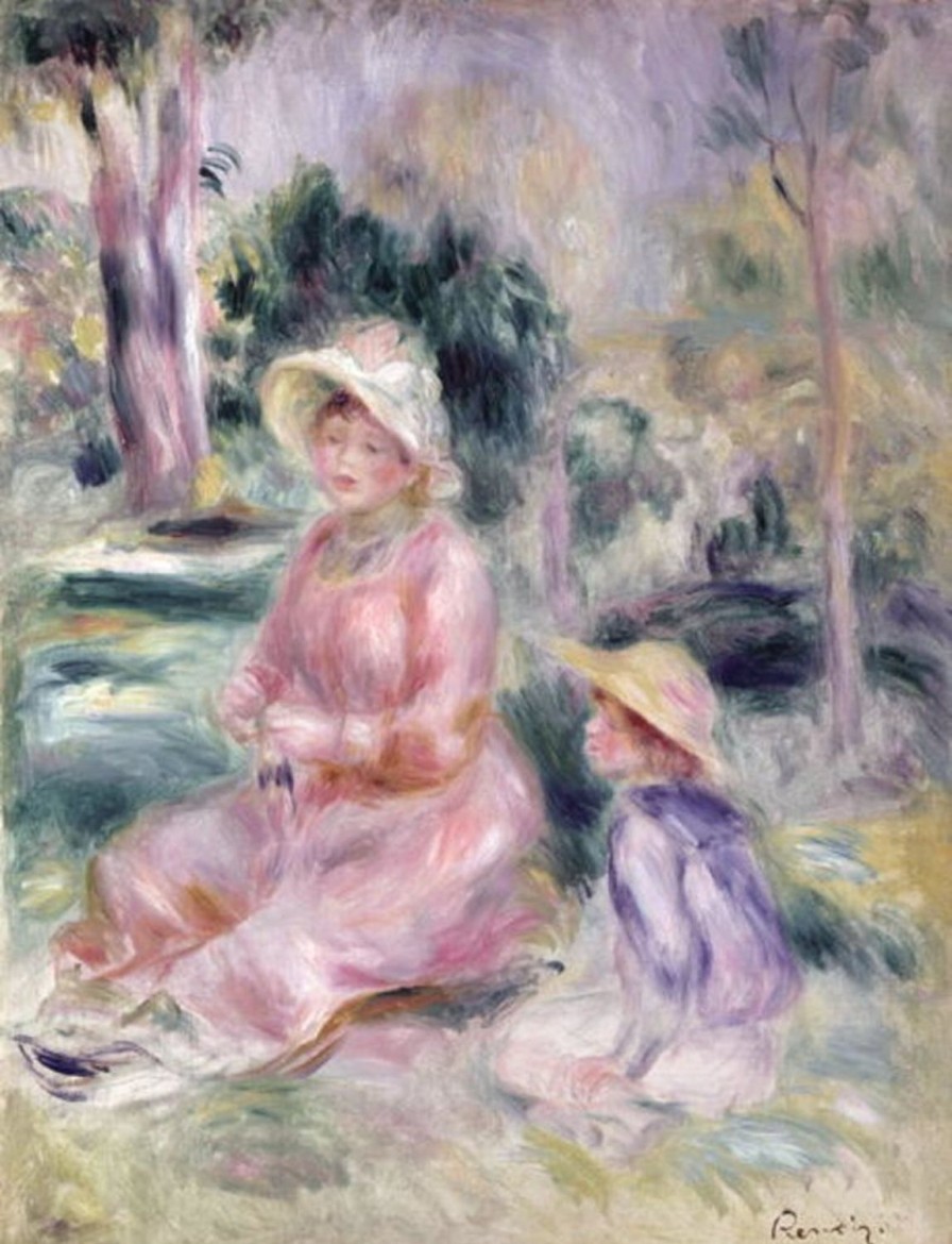 Pierre-Auguste Renoir | Master apollon Madame Renoir und ihr Sohn Pierre - Pierre-Auguste Renoir