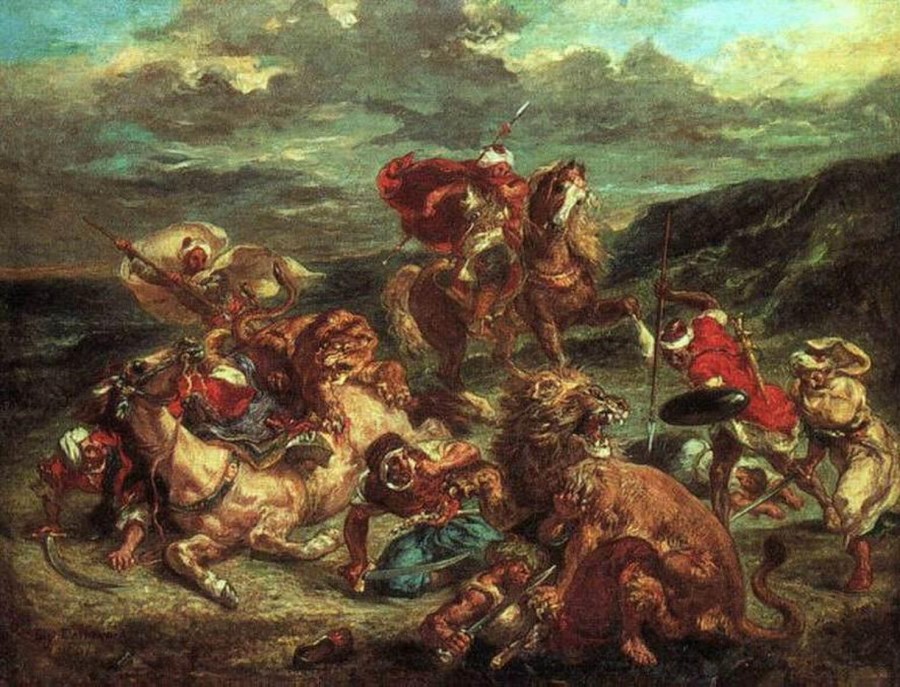 Eugene Delacroix | Master apollon Löwenjagd – Eugene Delacroix