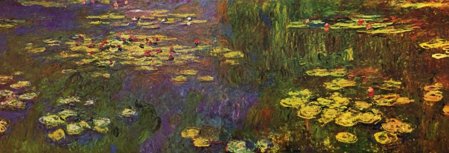 Claude Monet | Master apollon Detail von Monets Seerosen im Orangeriemuseum in Paris – Claude Monet