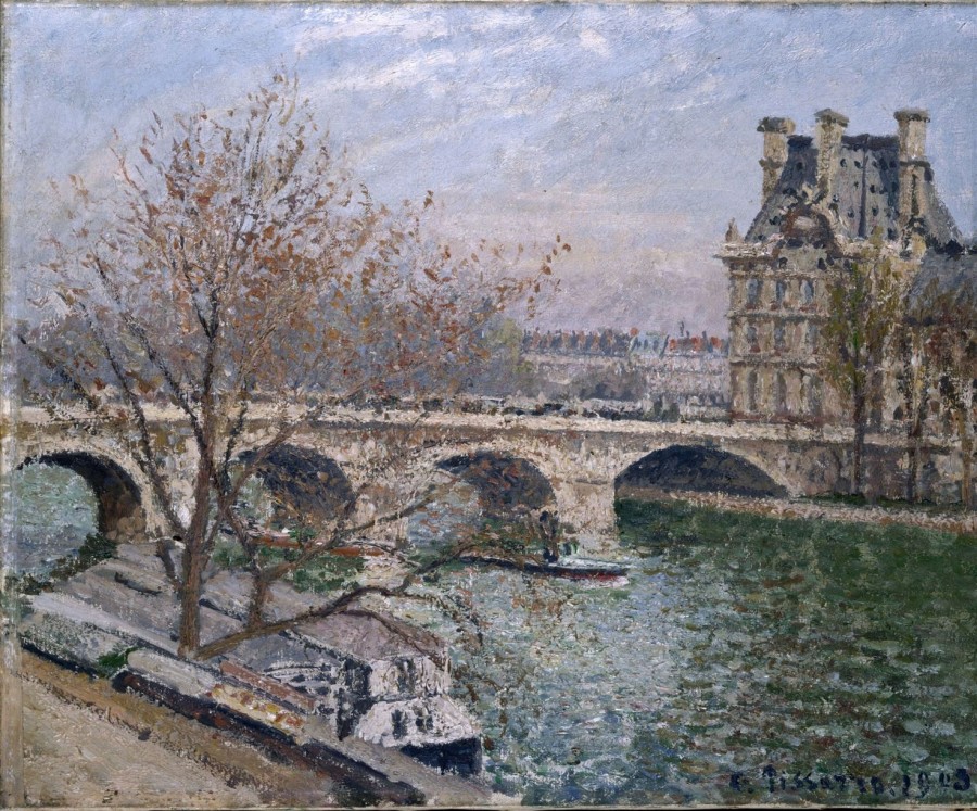 Camille Pissarro | Master apollon Der Pont-Royal und der Flora-Pavillon – Camille Pissarro