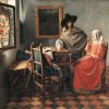 Johannes Vermeer | Master apollon Das Glas Wein - Johannes Vermeer