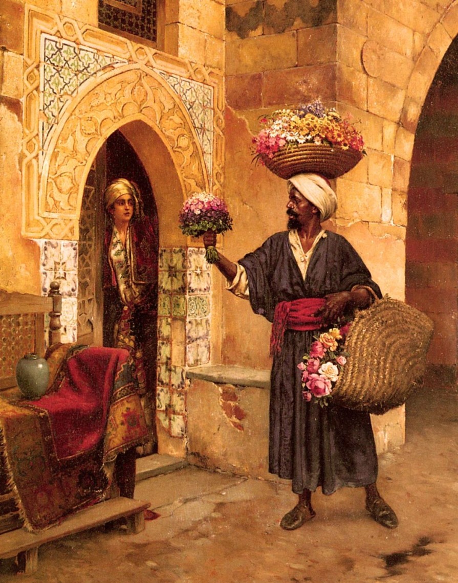 Rudolf Ernst | Master apollon Der Blumenhändler - Rudolf Ernst