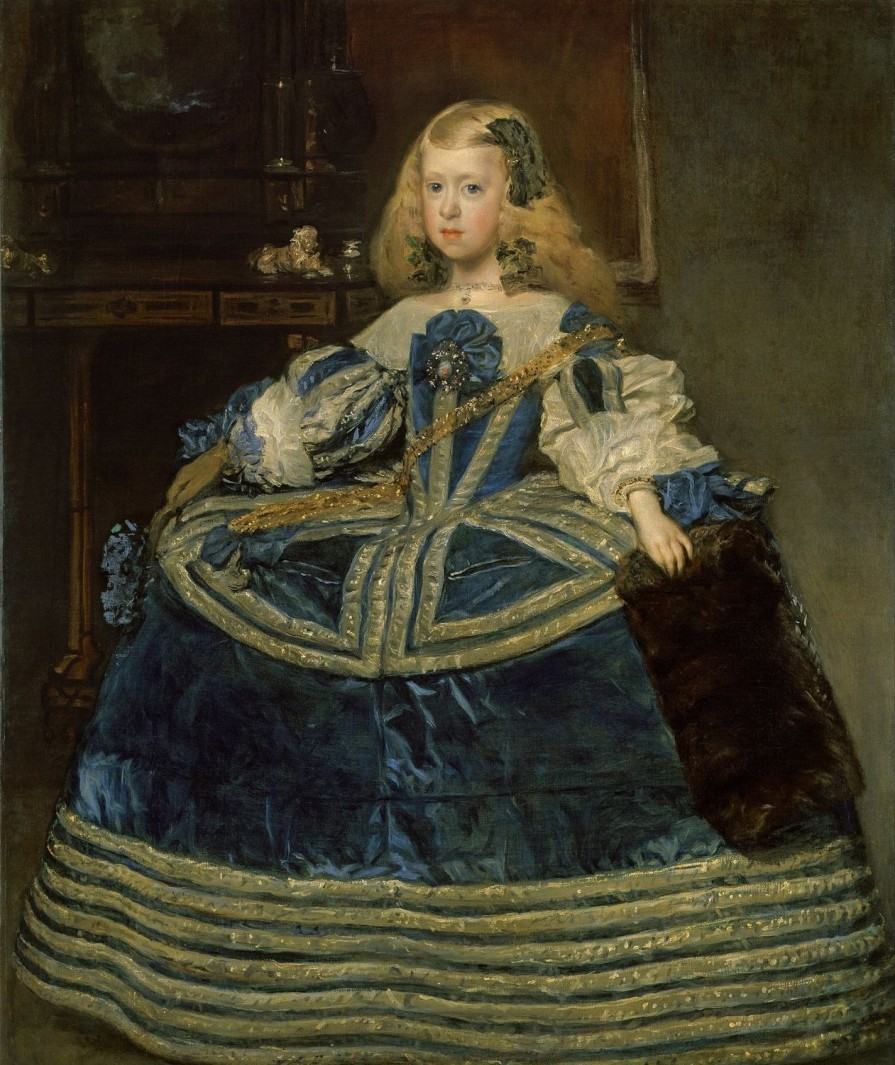 Diego Velazquez | Master apollon Infantin Margarita Teresa in einem blauen Kleid - Diego Velazquez