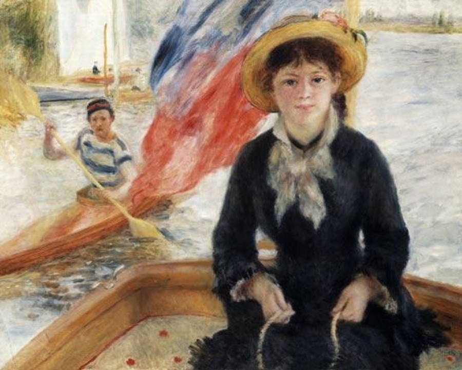 Pierre-Auguste Renoir | Master apollon Frau in einem Boot mit einem Kanufahrer – Pierre-Auguste Renoir