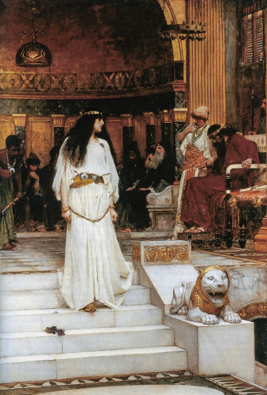 John William Waterhouse | Master apollon Mariamne verlässt den Richterstuhl des Herodes – John William Waterhouse