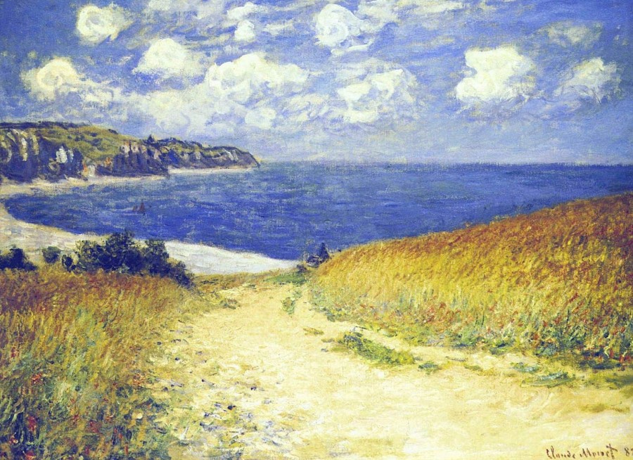 Claude Monet | Master apollon Weg in Les Bles bei Pourville - Claude Monet