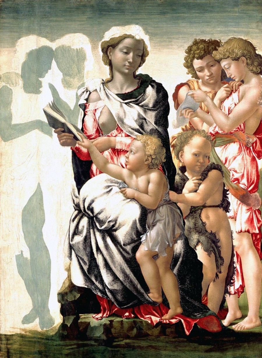 Michel&Angelo | Master apollon Jungfrau und Kind mit dem Heiligen Johannes, um 1495 – Michelangelo