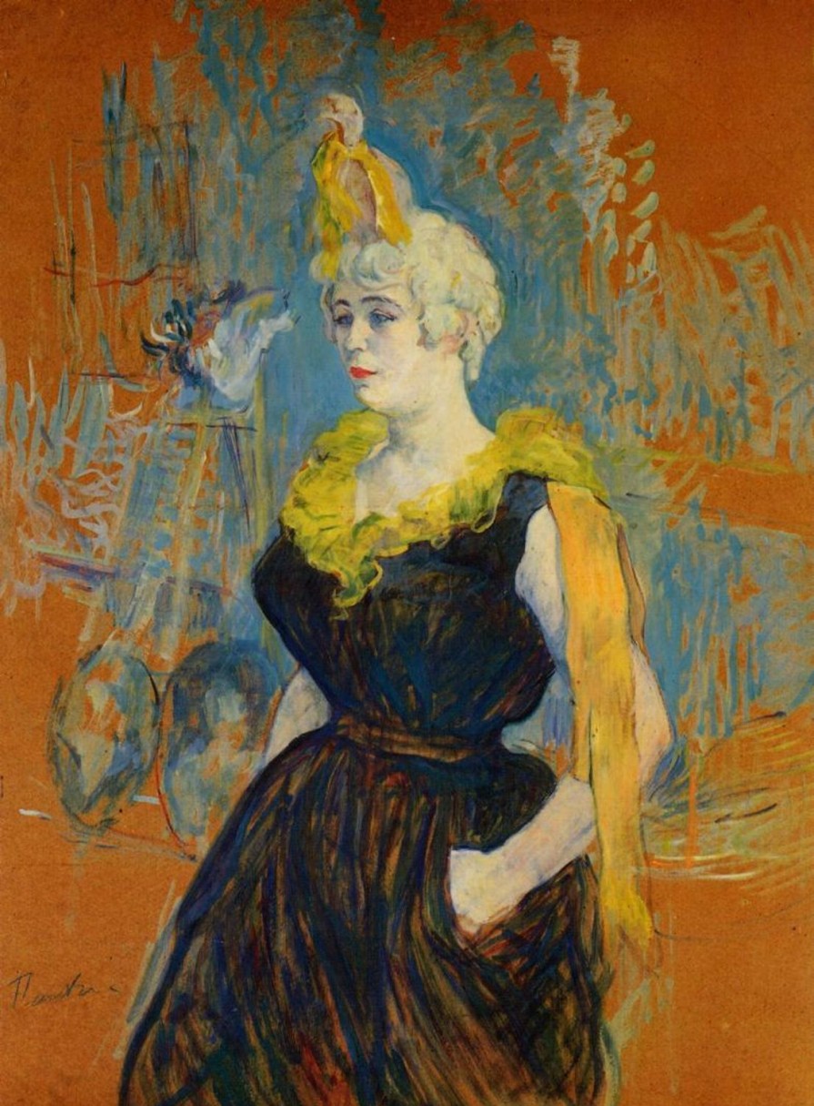 Henri aus Toulouse-Lautrec | Master apollon Die Clownesse Cha-U-Kao - Toulouse Lautrec