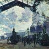 Claude Monet | Master apollon Bahnhof Saint-Lazare von Claude Monet