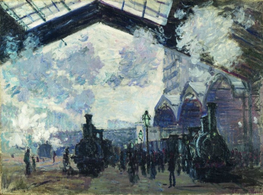 Claude Monet | Master apollon Bahnhof Saint-Lazare von Claude Monet