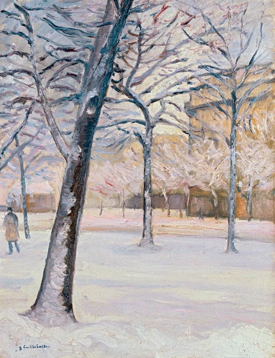 Gustave Caillebotte | Master apollon Park unter dem Schnee, um 1888 – Caillebotte