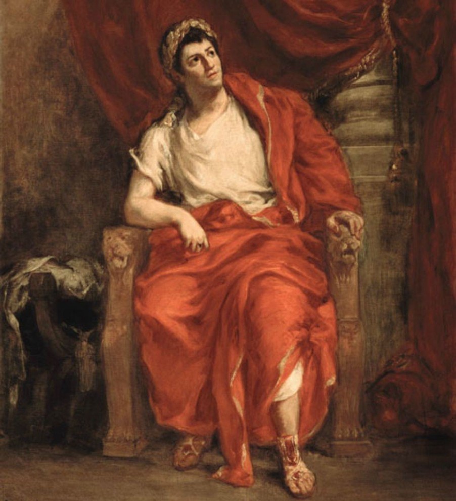 Eugene Delacroix | Master apollon Porträt von Francois Joseph Talma - Eugene Delacroix