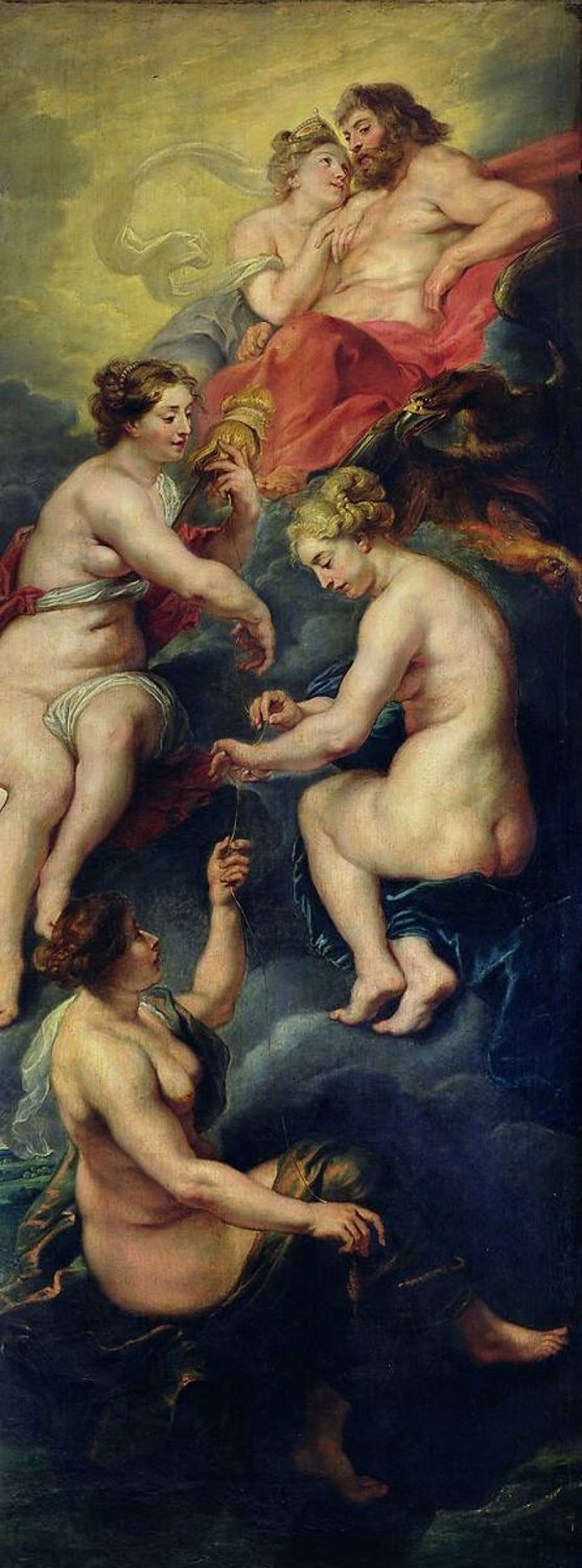 Peter Paul Rubens | Master apollon Der Medici-Zyklus: Die drei Schicksale, die die Zukunft von Marie de Medici vorhersagen – Peter Paul Rubens