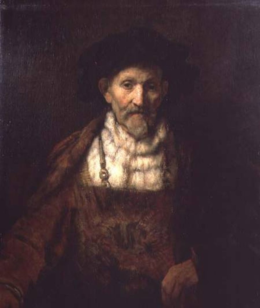 RemMaster apollont van Rijn | Master apollon Porträt eines alten Mannes in historischen Kostümen - Rembrandt Van Rijn